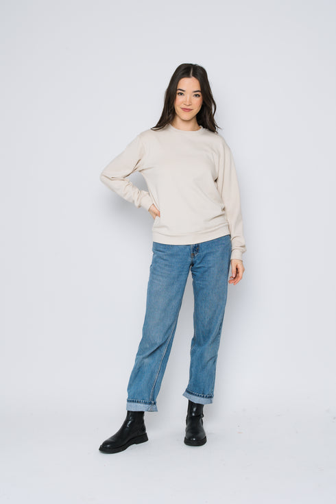 Jenna-Luxe Fleece Crew